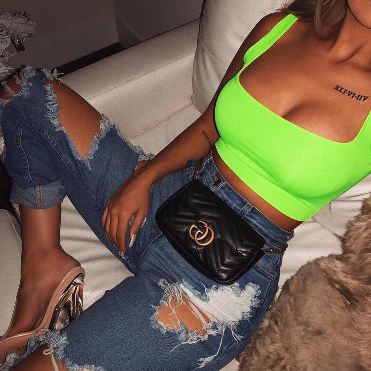Damen Crop Top mit anschmiegsamem Schnitt