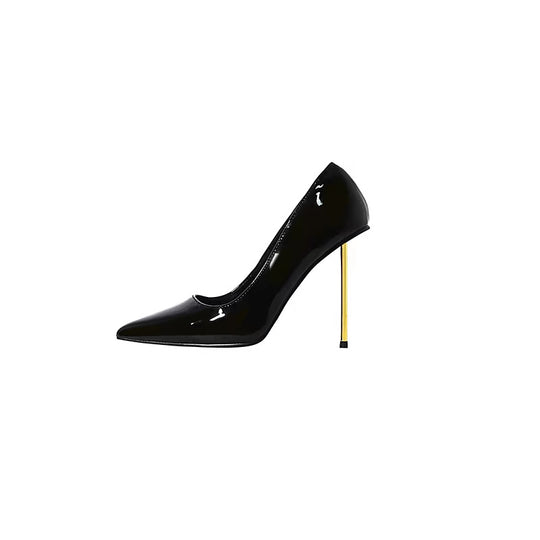 Damen spitze Lackpumps mit ultraschlankem Metallstiletto Shop Nory