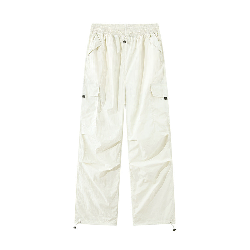 Unisex Leichte technische Cargo-Hose mit Kordelzug und verstellbarem Saum Shop Nory