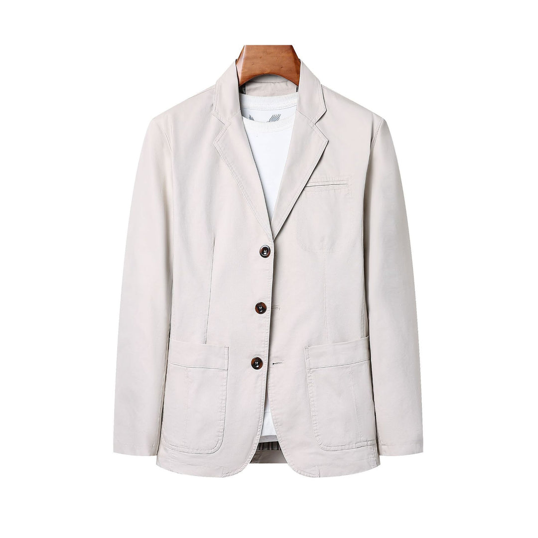 Herren Sakko im Casual-Stil mit Drei-Knopf-Front und aufgesetzten Taschen Shop Nory