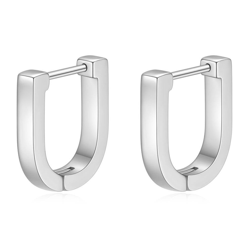 Damen Ohrstecker im modernen U-Design Shop Nory