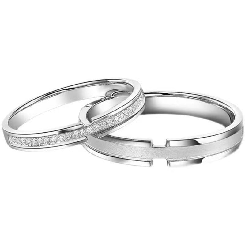Damen Ring mit modernem, strukturiertem Design Shop Nory
