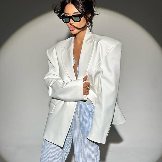 Damen Oversized Blazer mit strukturiertem Schnitt