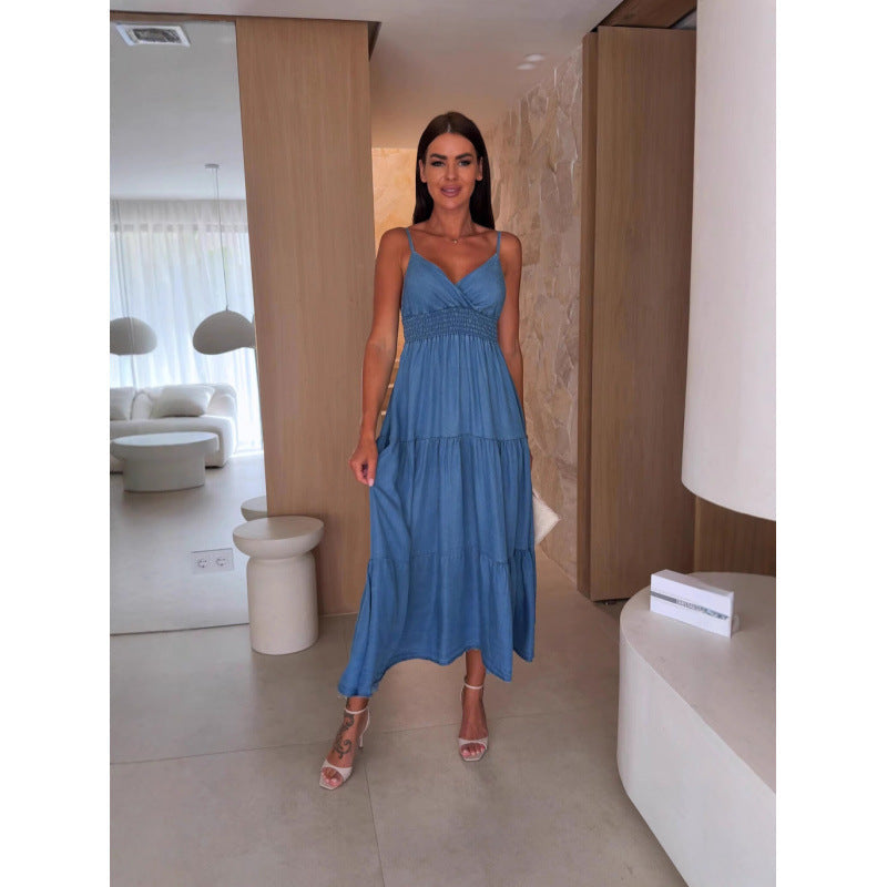 Damen Maxikleid Shopnory