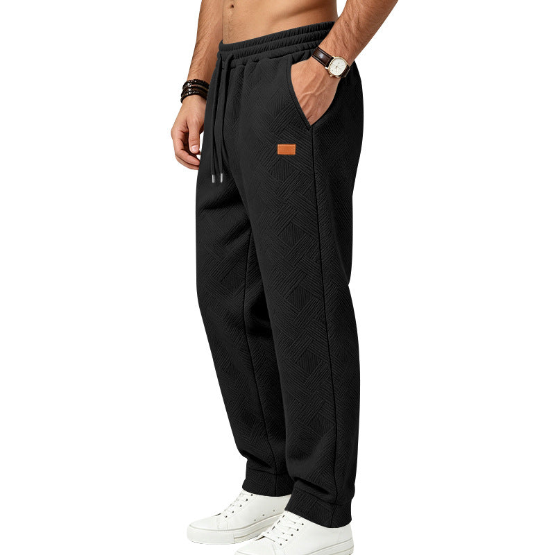 Herren Texturierte Jogginghose mit elastischem Bund und Kordelzug Shop Nory