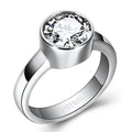 Damen Ring mit hochwertigem Zirkonia-Einsatz und modernem Design Shop Nory