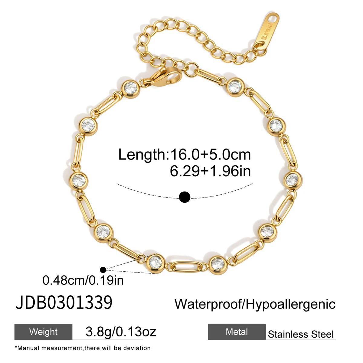 Damen Armband mit filigranen Blättern und strahlenden Zirkonia Shop Nory