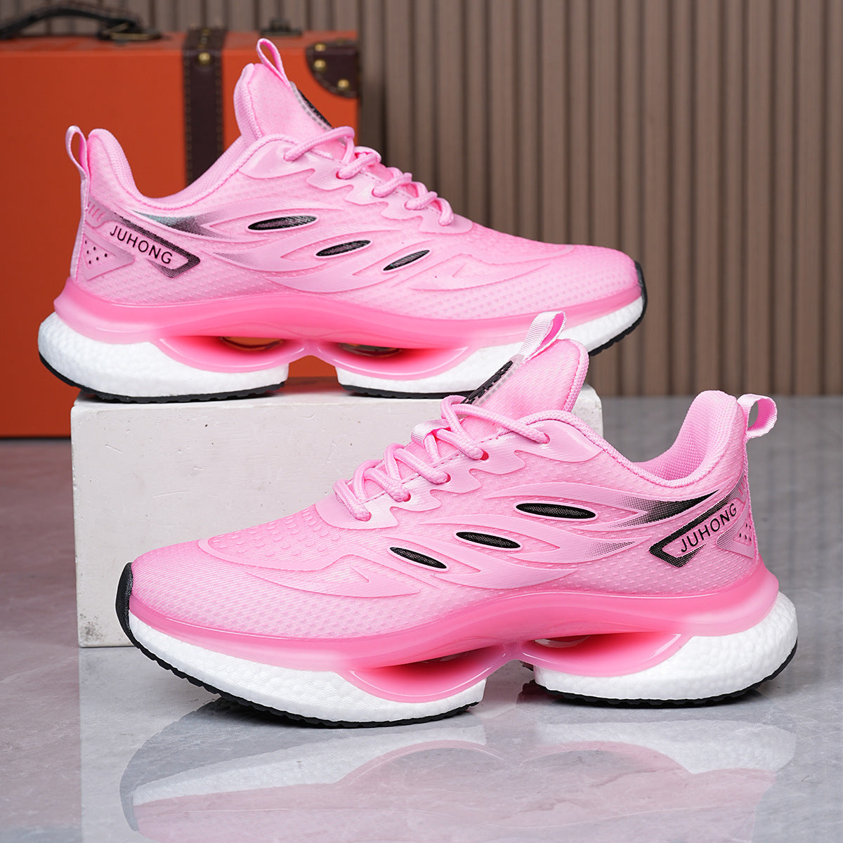 Damen Sportliche Laufschuhe mit innovativer Dämpfungstechnologie und atmungsaktivem Obermaterial Shopnory