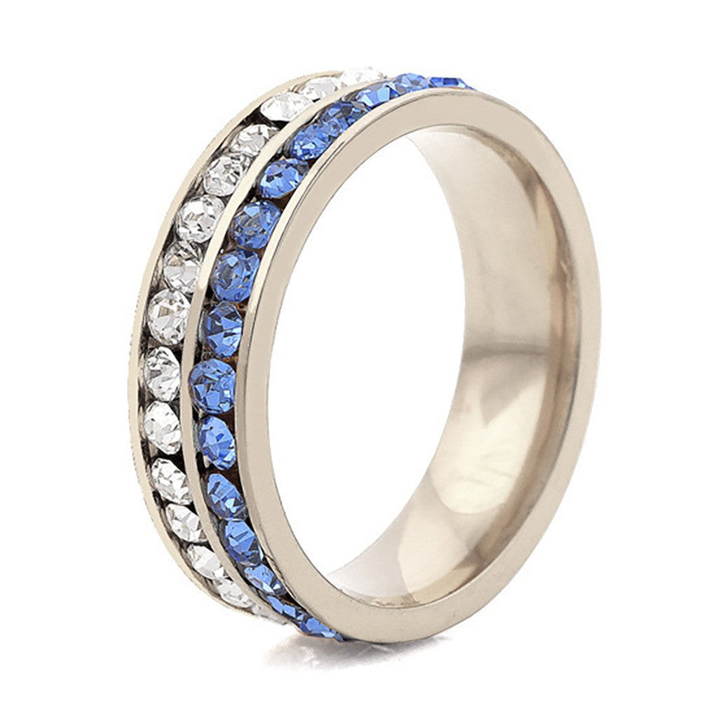 Damen Ring mit facettiertem, edlen Zirkonia-Besatz Shop Nory