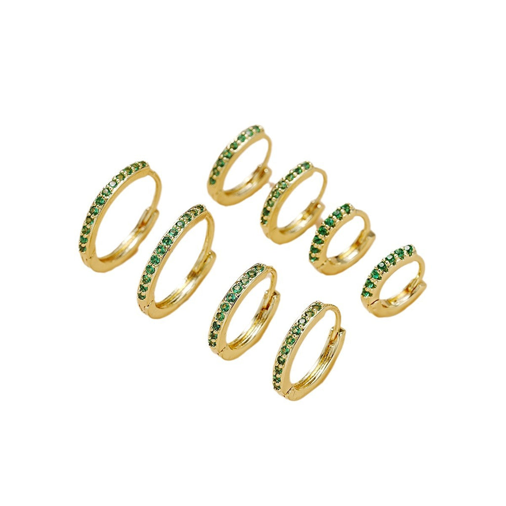 Damen Ohrringe Set mit elegantem Design und funkelnden Akzenten Shop Nory