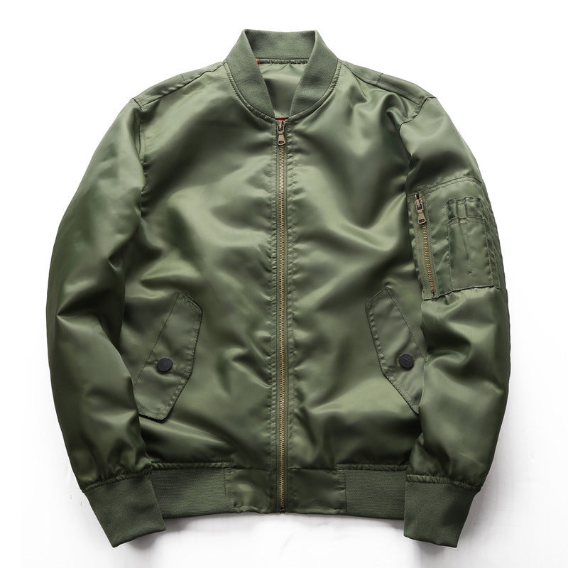 Herren leichter Nylon-Bomberjacke im Aviator-Utility-Stil Shop Nory