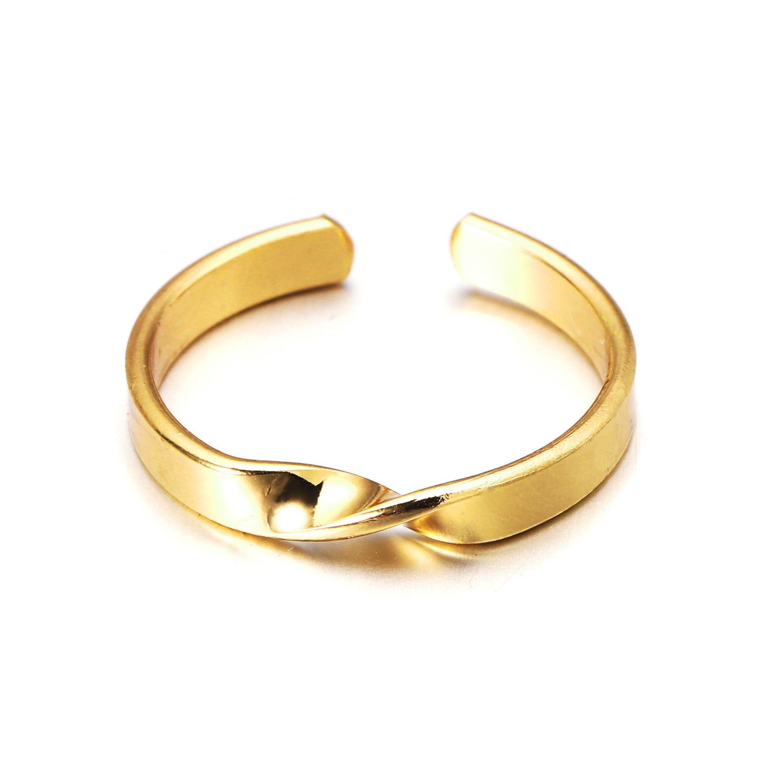 Damen offener Armreif mit elegantem geschwungenem Design Shop Nory