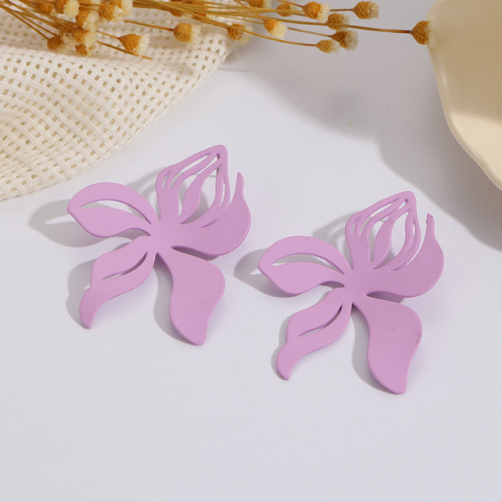 Damen Ohrclips im floralen Größen-Look Shop Nory