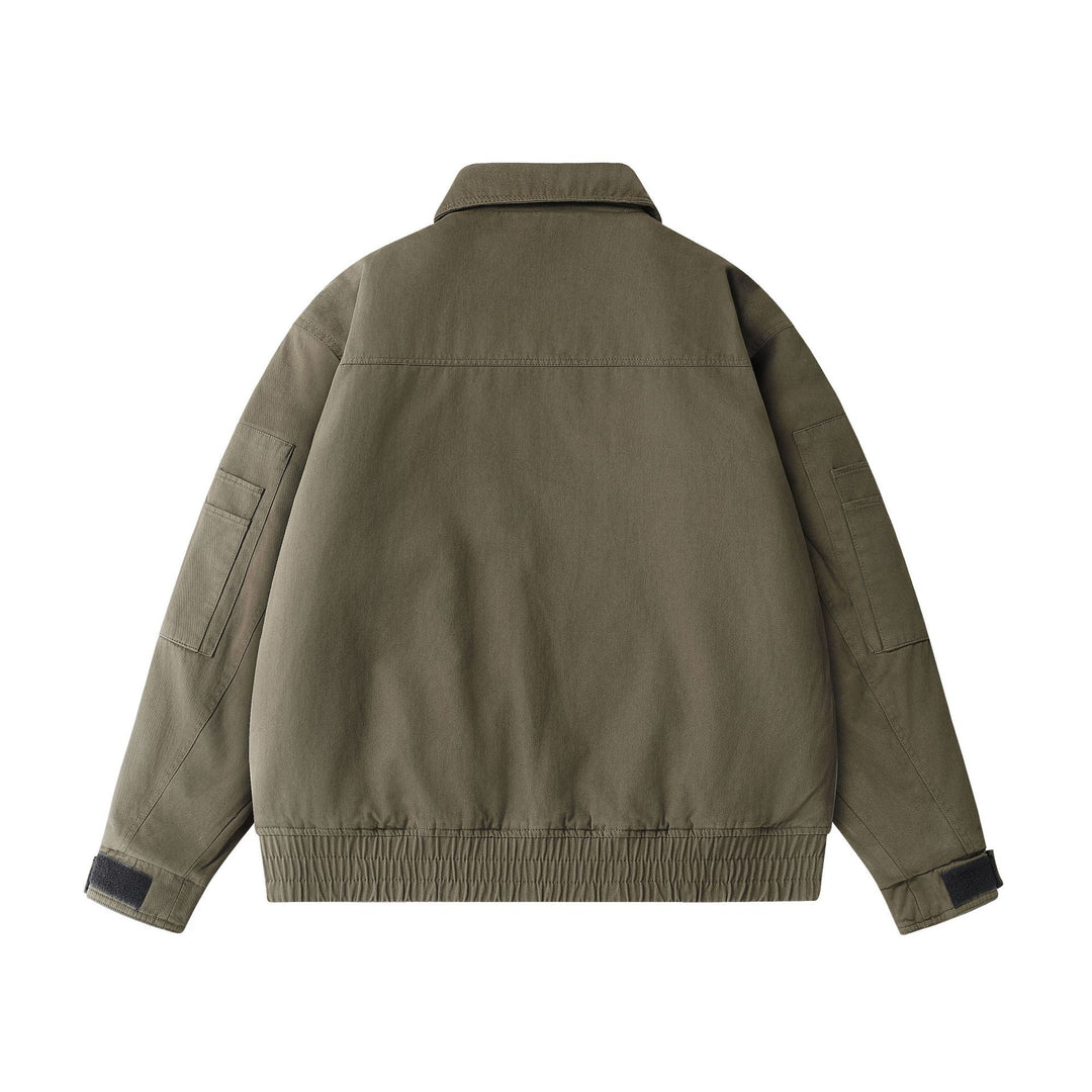 Unisex Urbaner Utility‑Blousonjacke mit Cargo‑Taschen und Zwei‑Wege‑Reißverschluss Shop Nory