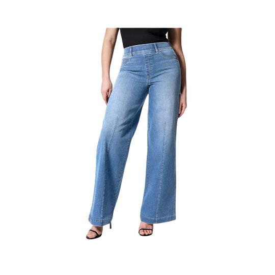 Damen Hochtaillierte Weitgeschnittene Jeanshose mit geradem Bein Shop Nory