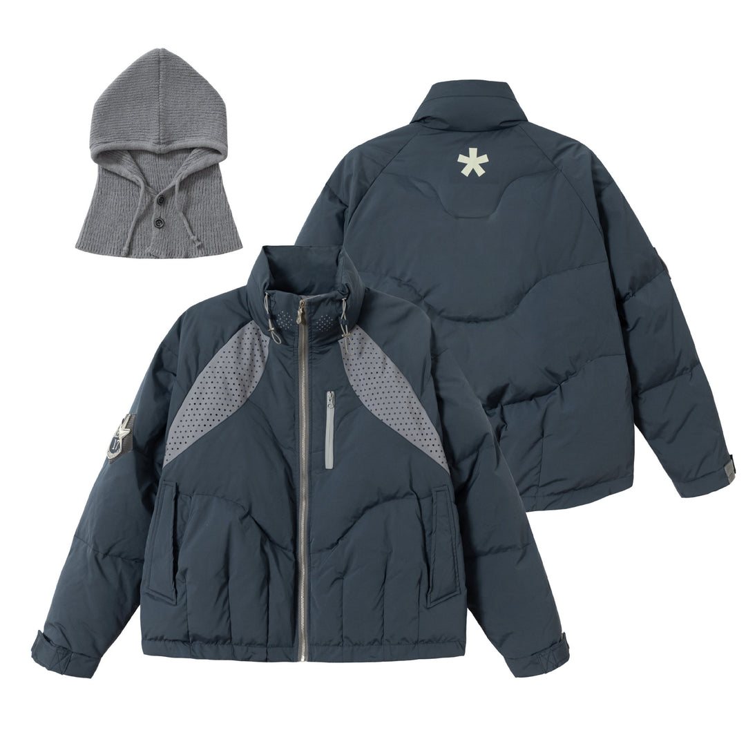 Herren Kurz geschnittener wattierter Winterblouson mit hohem Stehkragen Shop Nory