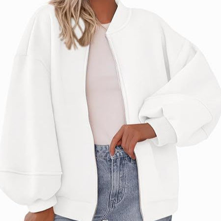 Damen Oversized Sweaterjacke
