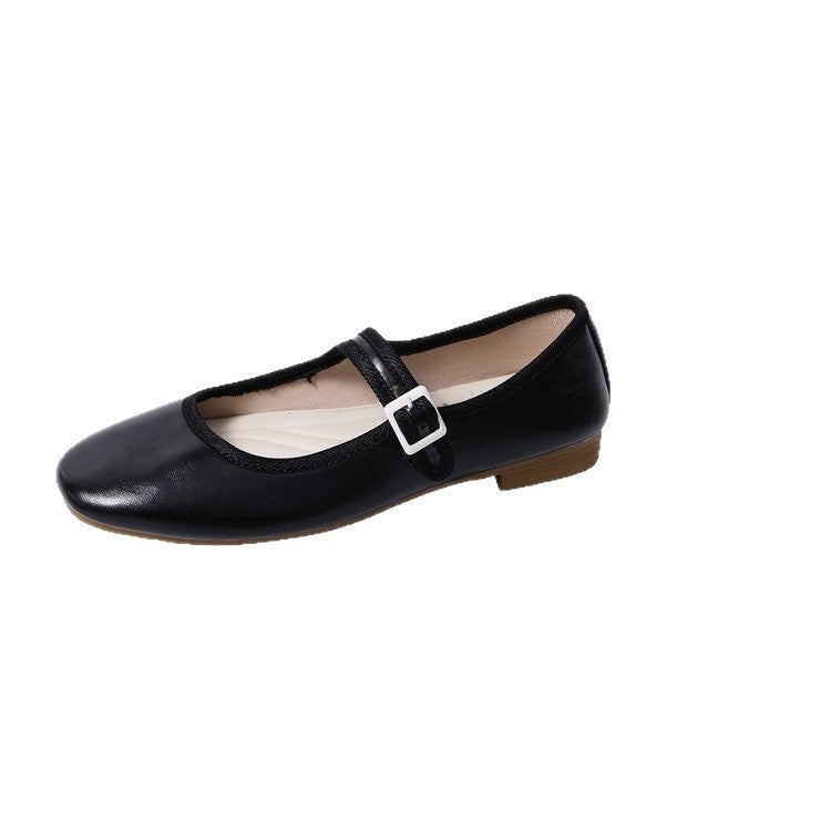 Damen Ballerinas mit modischem Schnallenverschluss und ergonomischer Fußbettung Shopnory