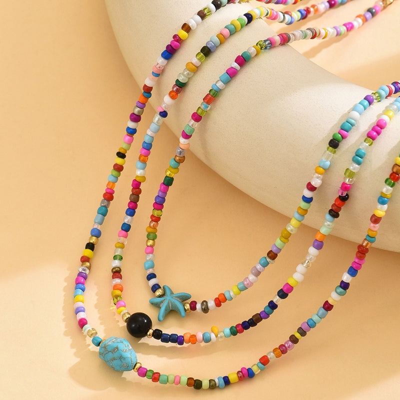 Böhmische Bunte Perlenkette | Shop Nory