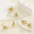 Damen Schmuckset mit floralen Akzenten Shop Nory