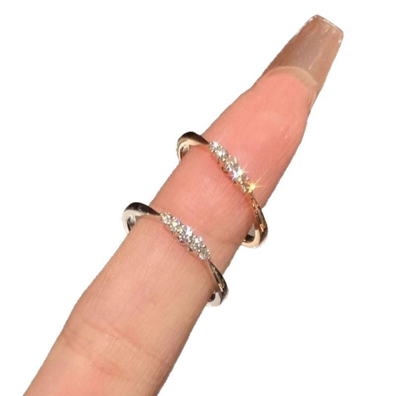 Damen Hochwertiger Zirkonia-Edelstahlring mit elegantem Design Shop Nory