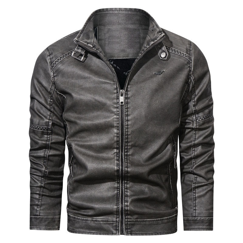 Herren Jeansoptik Zip‑Blouson im Bomberstil mit ergonomischen Nähten und Stehkragen Shop Nory