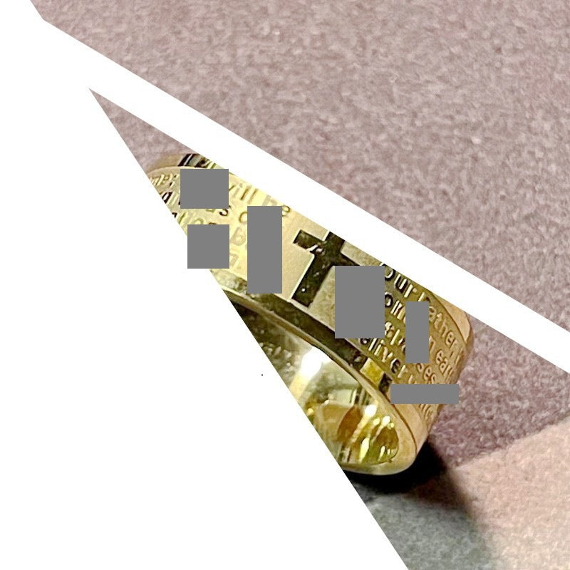 Herren Ring mit kunstvoller gravierter Oberflächenstruktur und modernem Design Shop Nory
