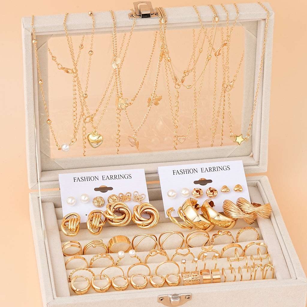 Damen Schmuckset mit vielfältigen und eleganten Designelementen Shop Nory