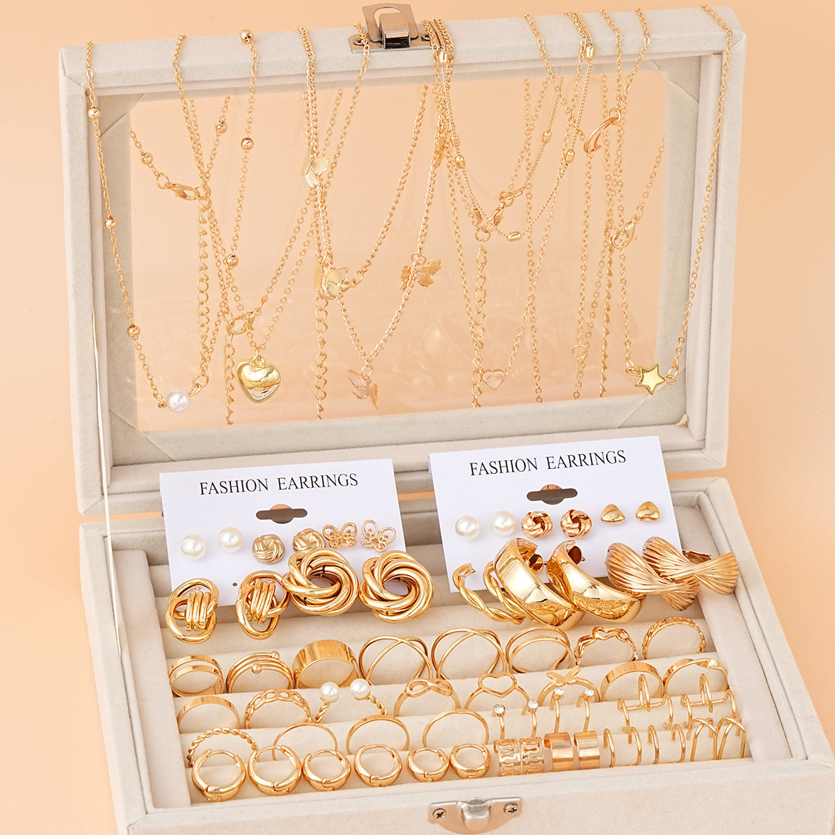 Damen Schmuckset mit vielfältigen und eleganten Designelementen Shop Nory