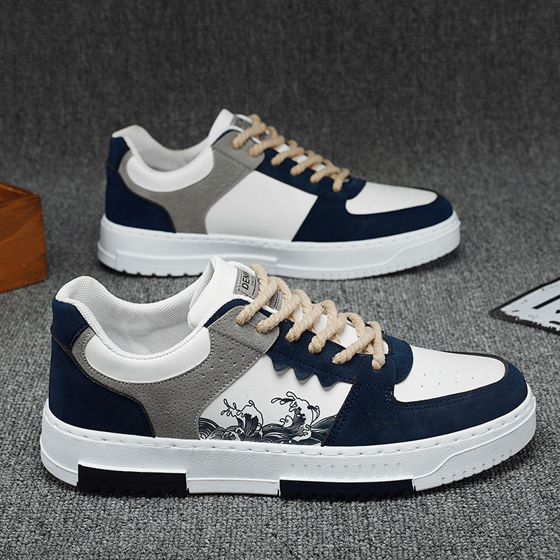 Herren modische Sneaker mit einzigartigem Design und rutschfester Sohle