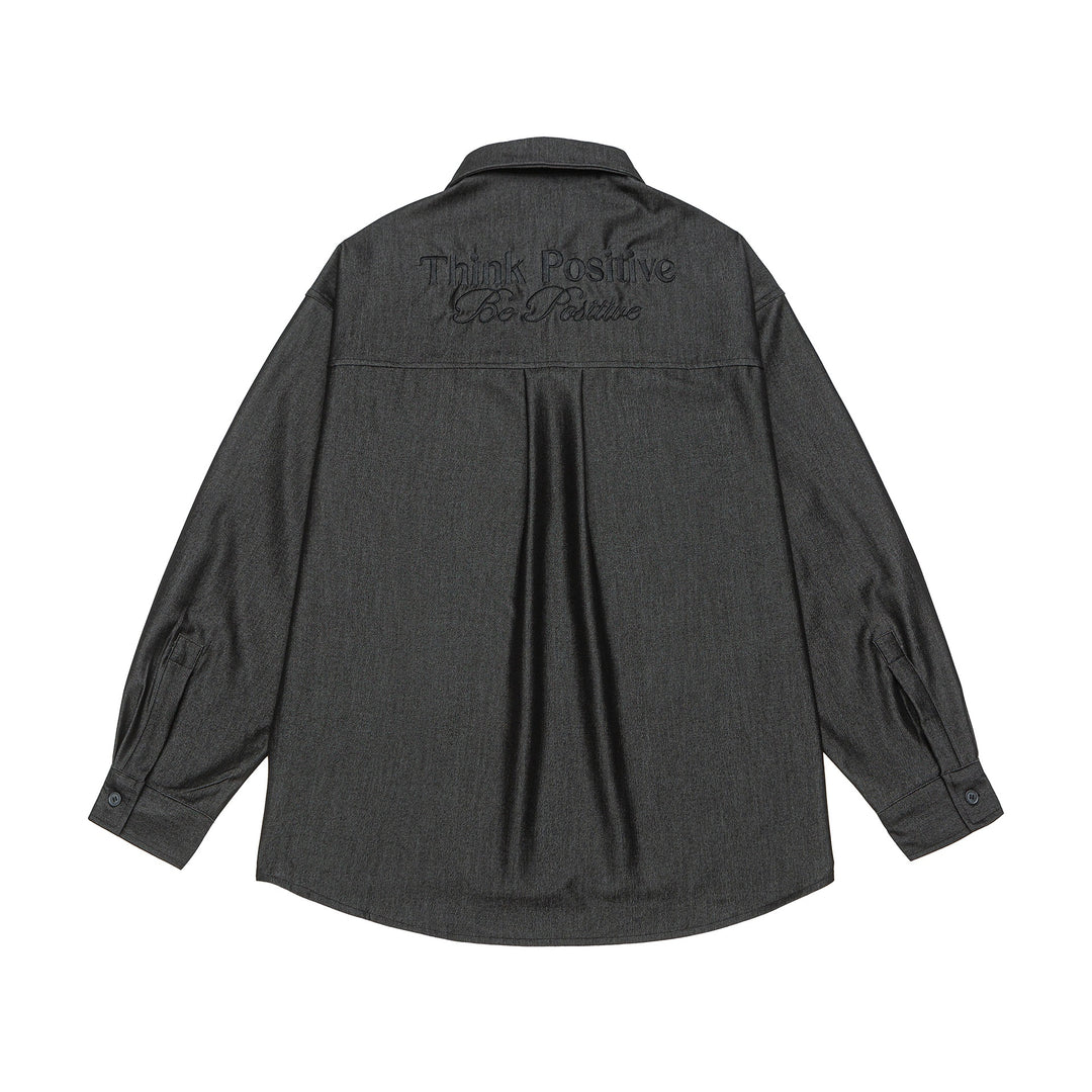 Herren Overshirt aus schwerer Twill‑Qualität mit verdeckter Knopfleiste und Brusttaschen Shop Nory
