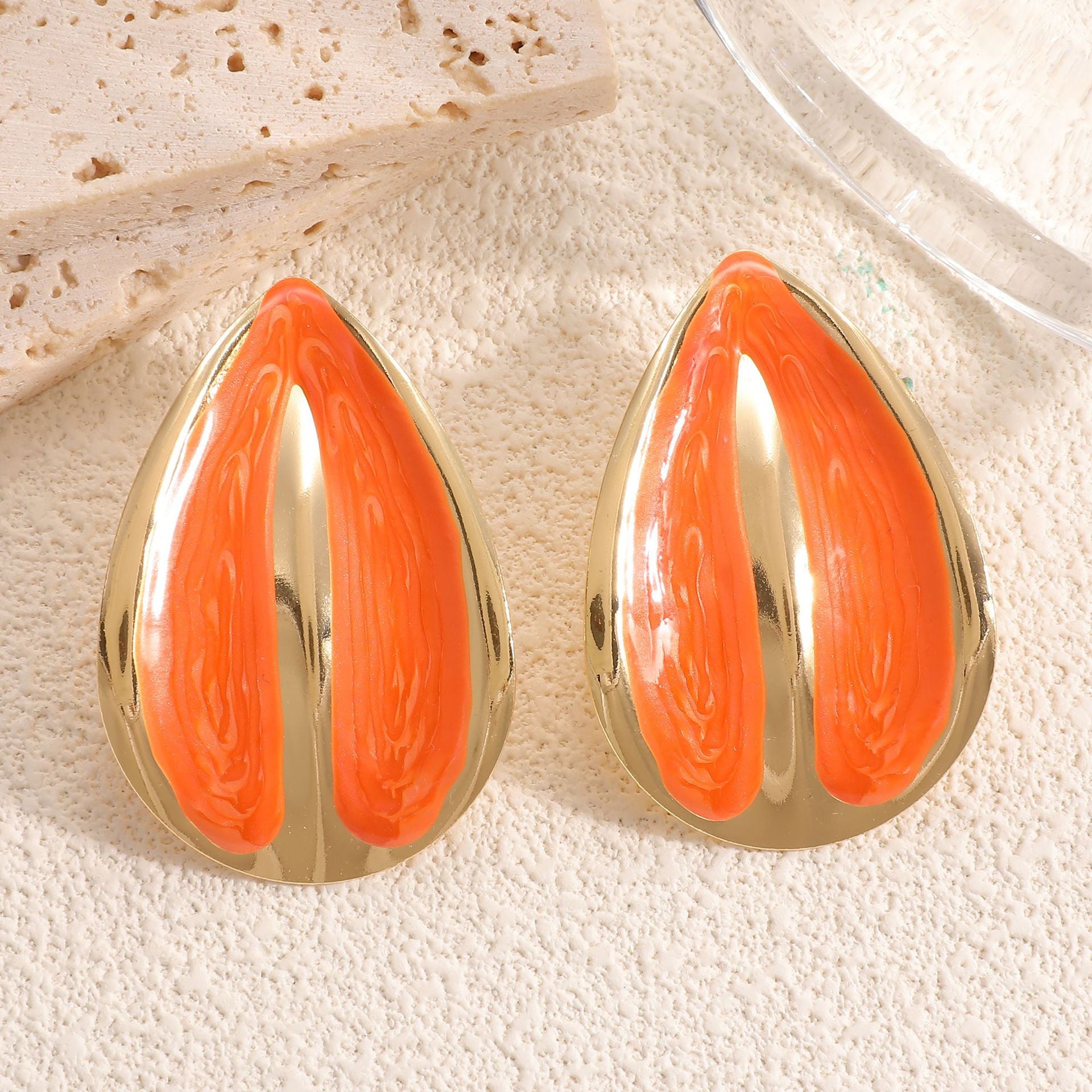 Damen Ohrhänger mit elegantem Muscheldesign Shop Nory