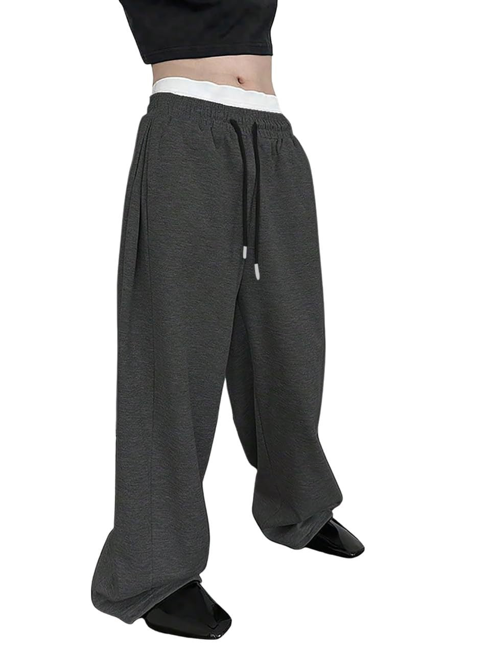 Herren nan lockere Oversize Jogginghose mit elastischem Bund und Kordelzug Shop Nory