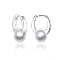 Damen Perlenohrringe mit modernem Ringdesign Shop Nory