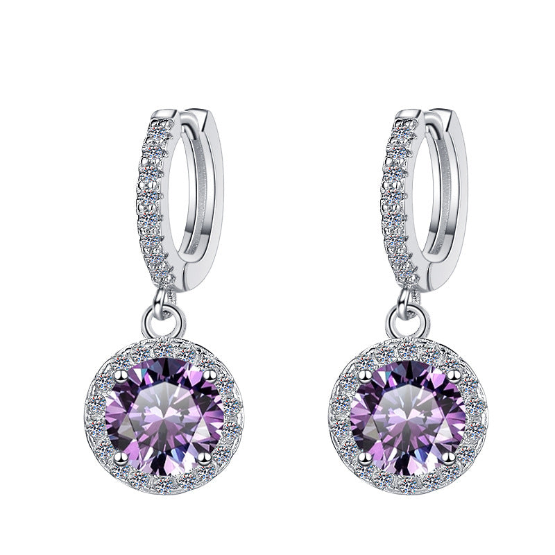 Damenohrringe mit funkelnden Kristallen und elegantem Clip-Design Shop Nory