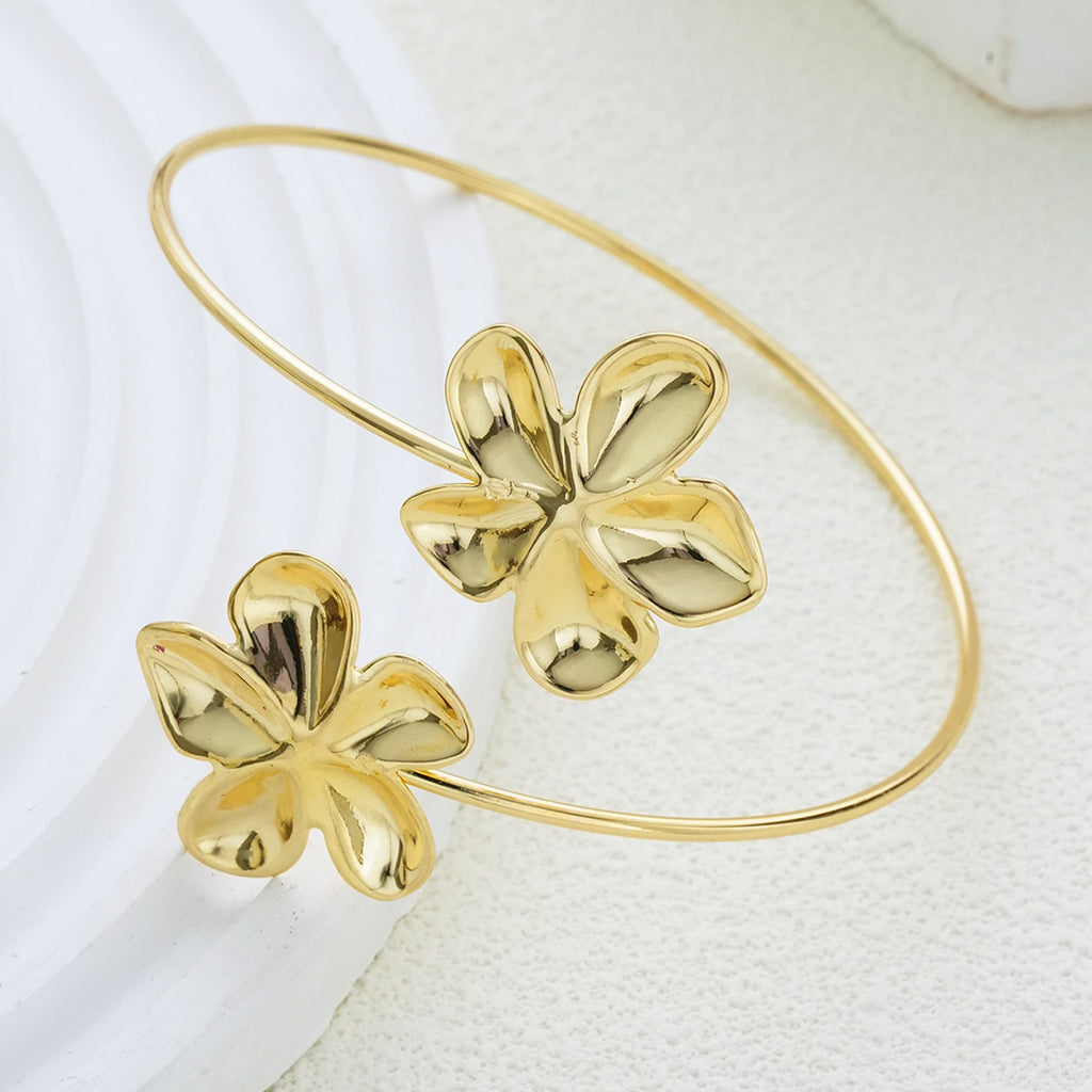 Damen Armreif mit floralem Design Shop Nory
