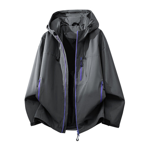 Damen technische Outdoorjacke mit multifunktionalen Taschen und verstellbarem Kapuzensystem ShopNory