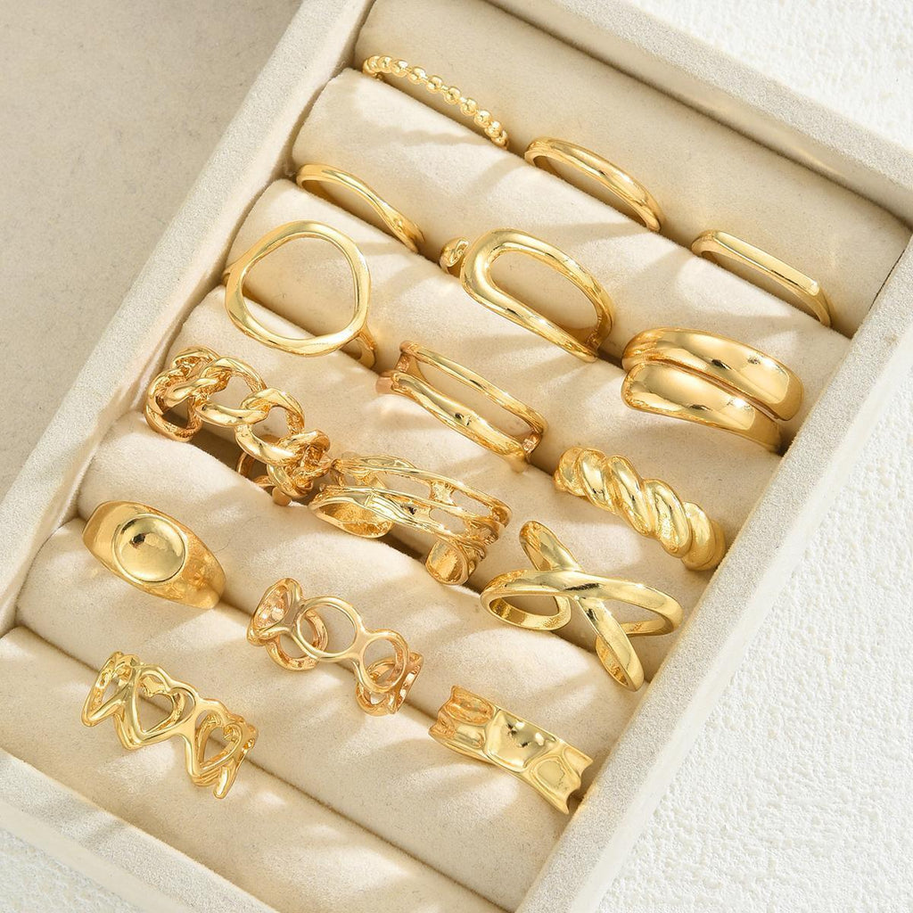 Damen Ring-Set mit modernen und variierenden Designs Shop Nory