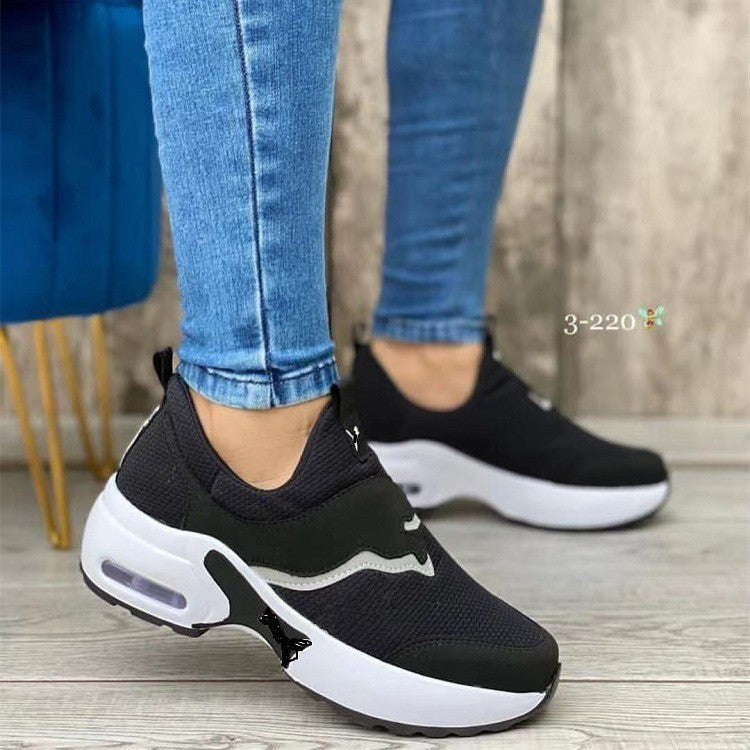 Damen Slip-On Plateausneaker mit Luftkammer und gestricktem Obermaterial Shop Nory