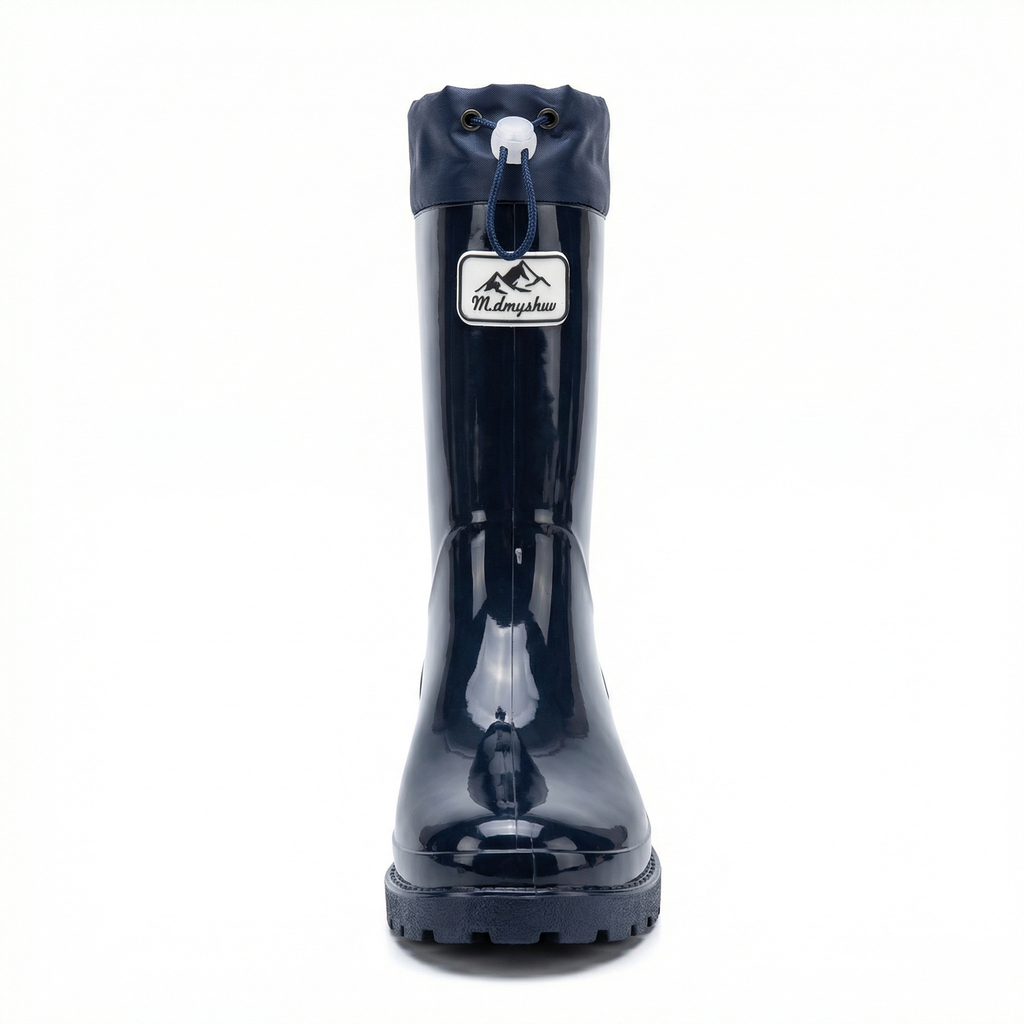 Damen Hochwertige und Stylische Gummistiefel mit Verstellbarem Schnürsystem ShopNory
