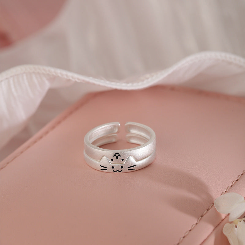 Damen Ring mit niedlichem Tiermotiv und hochwertiger Oberfläche Shop Nory
