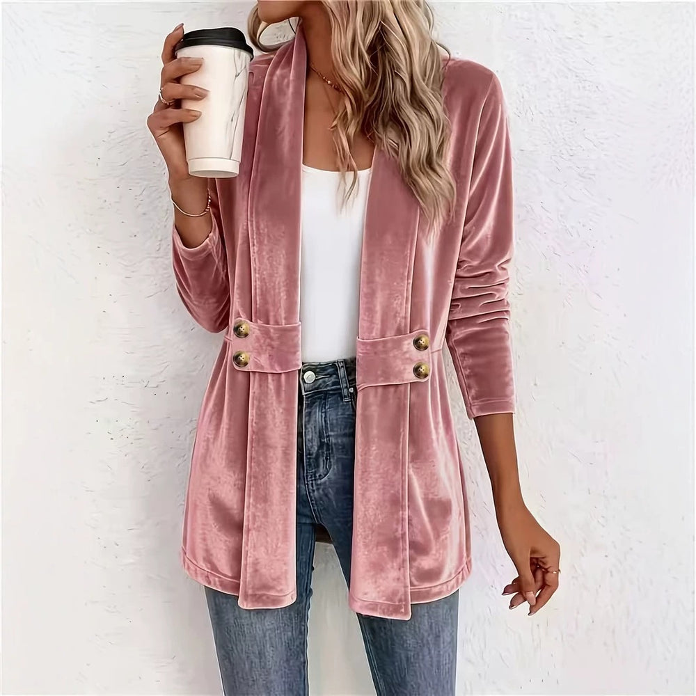 Damen Eleganter Velvet-Blazer Shop Nory