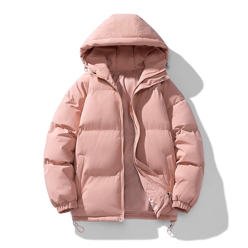 Unisex Gepolsterte Kapuzensteppjacke mit Thermoisolierung und verstellbarem Saum Shop Nory