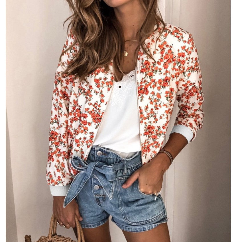 Shopnory | Stylische Blumenjacke