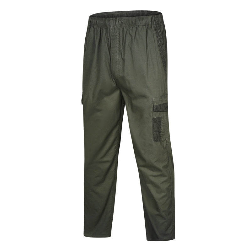 Herren Cargo-Freizeithose mit elastischem Bund, Mehrfach‑Taschen und Mesh‑Einsätzen Shop Nory