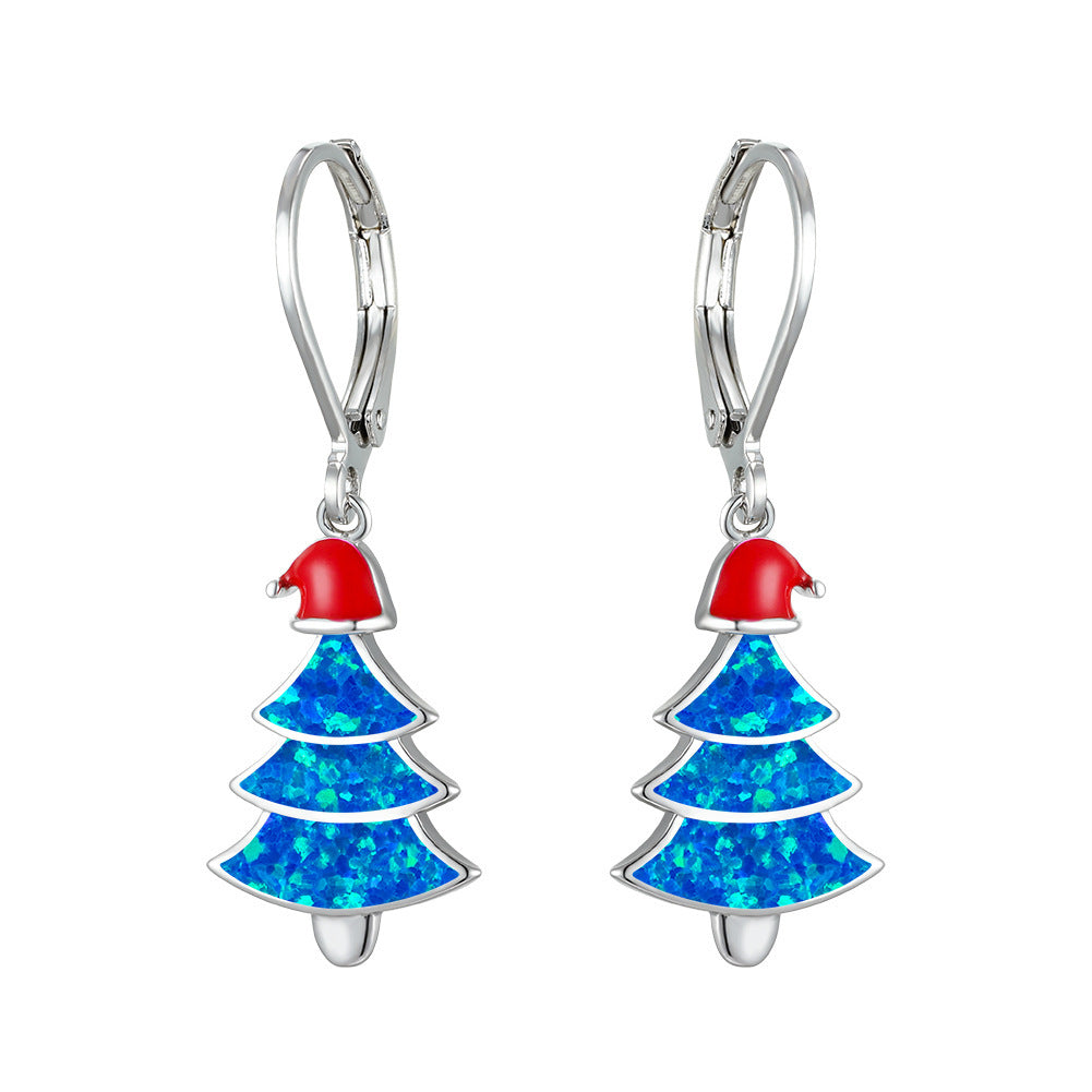 Damen Weihnachtsbaum Ohrringe Shop Nory