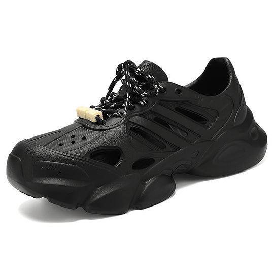 Herren nan futuristischer atmungsaktiver Cut-Out Plateau-Sneaker mit stoßdämpfender EVA-Sohle und Schnellverschluss Shop Nory