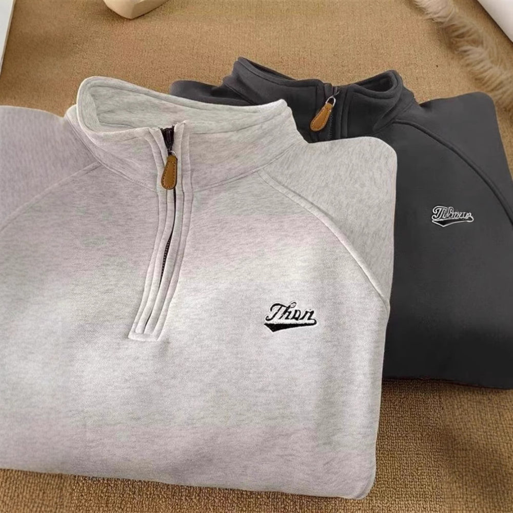 Damen Urbaner Fleece-Pullover mit Stehkragen Shop Nory