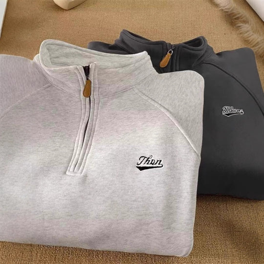 Damen Urbaner Fleece-Pullover mit Stehkragen Shop Nory