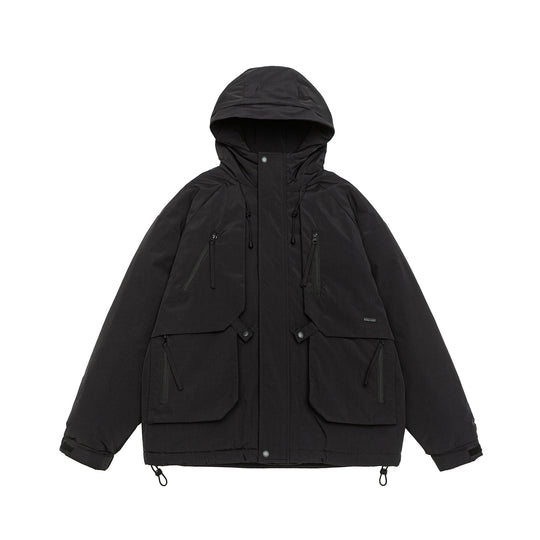 Herren Technischer Winterparka mit Kapuze und Multifunktionstaschen Shop Nory